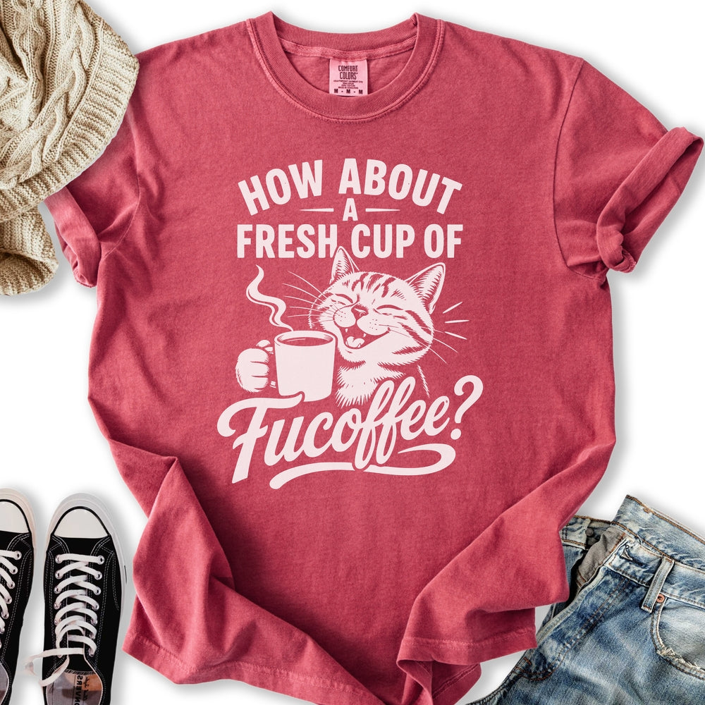 Fucoffee Cat Relaxed Tee