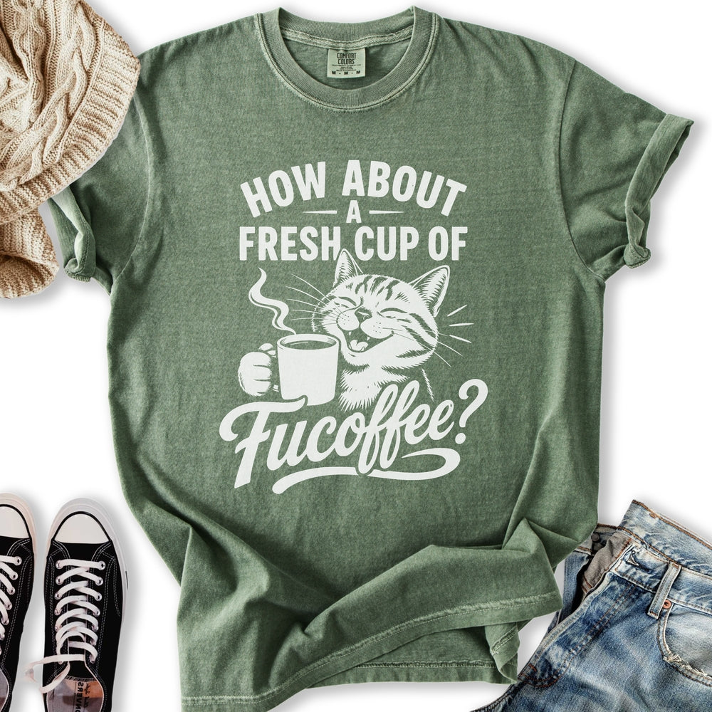 Fucoffee Cat Relaxed Tee