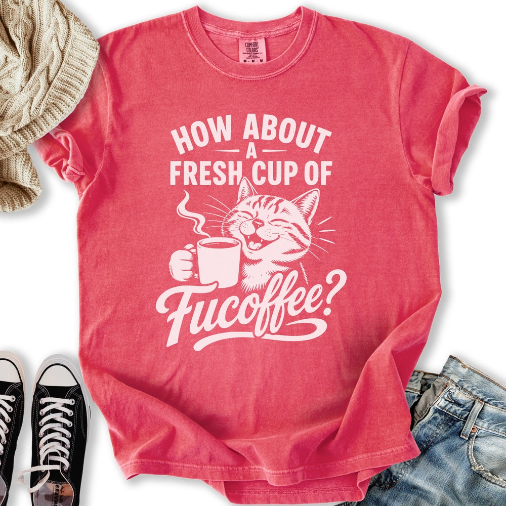 Fucoffee Cat Relaxed Tee