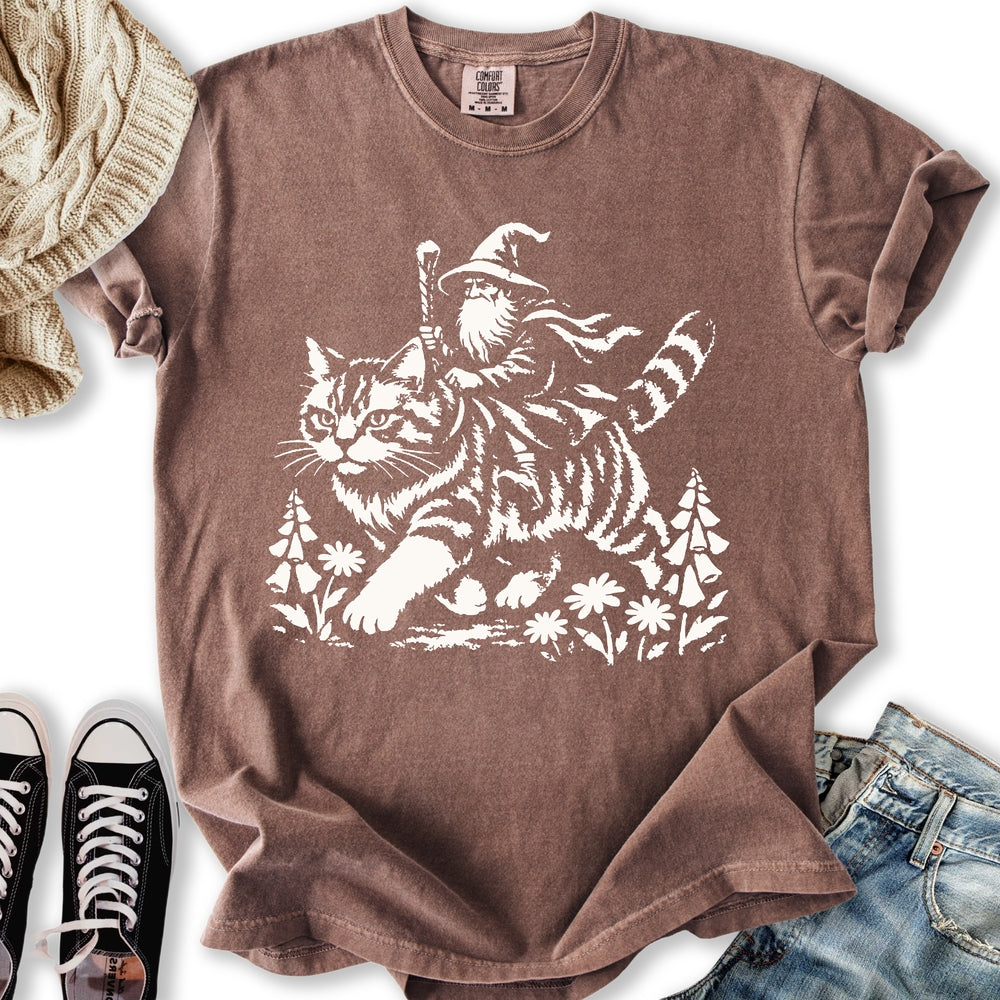 Wizard Cat Rider Relaxed Tee