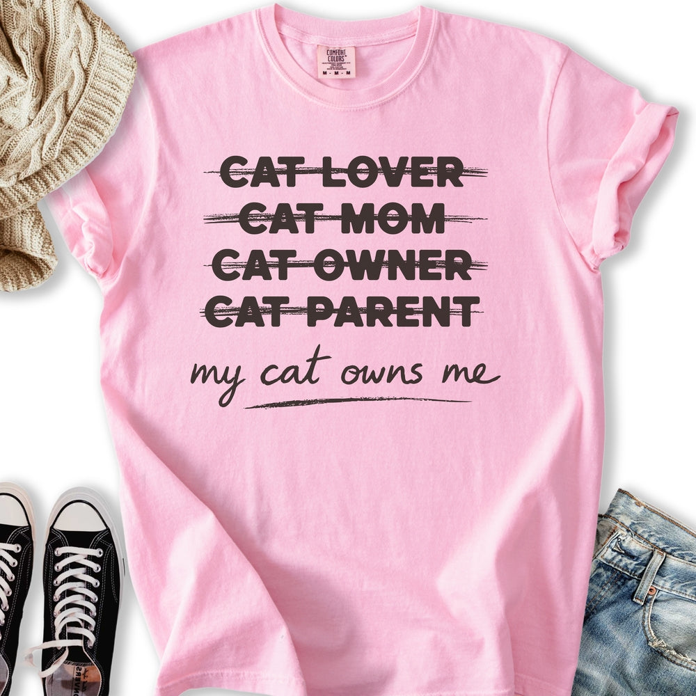 My Cat Owns Me Truth Relaxed Tee