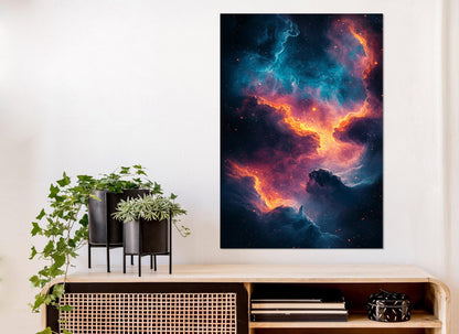 Abstract Universe Canvas Art – Galaxy Canvas Print | Framed & Ready to Hang