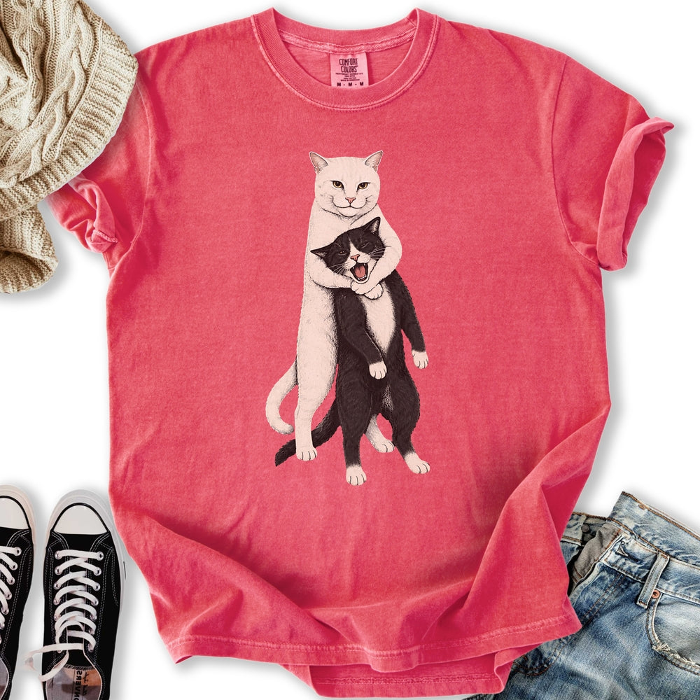 White Cat Headlock Relaxed Tee