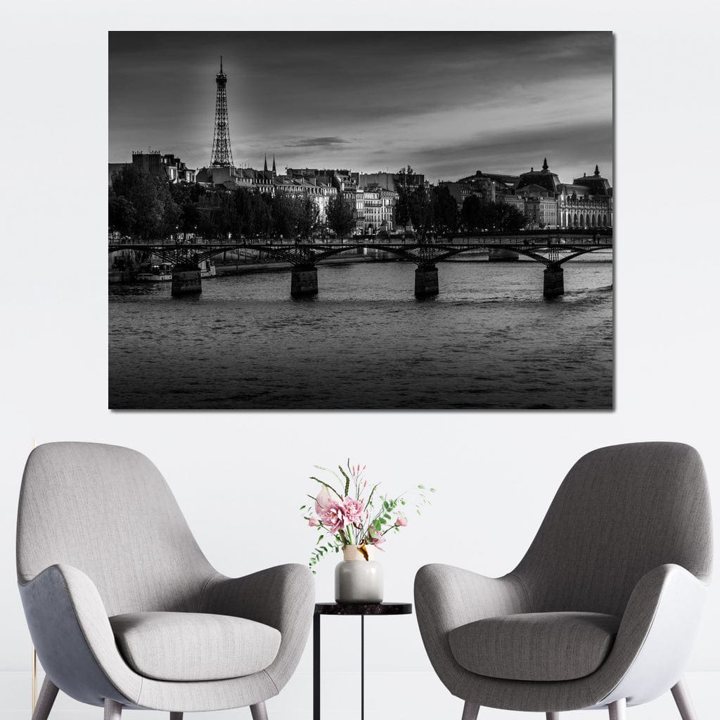 Paris in Black & White 7 Canvas Wall Art
