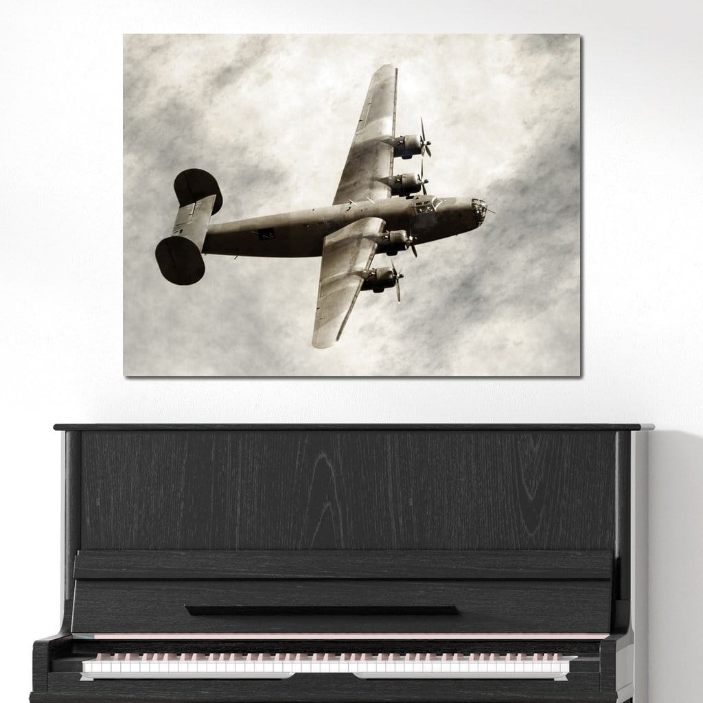 B-24 Bomber Canvas Wall Art