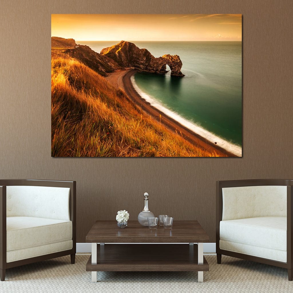 Sunset Beach Canvas Wall Art