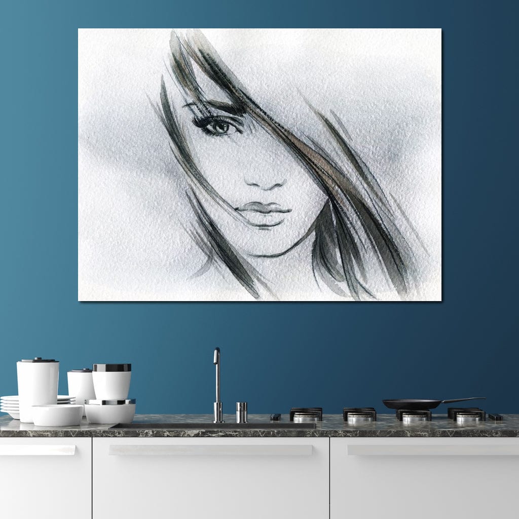 Fanny Portrait Canvas Wall Art