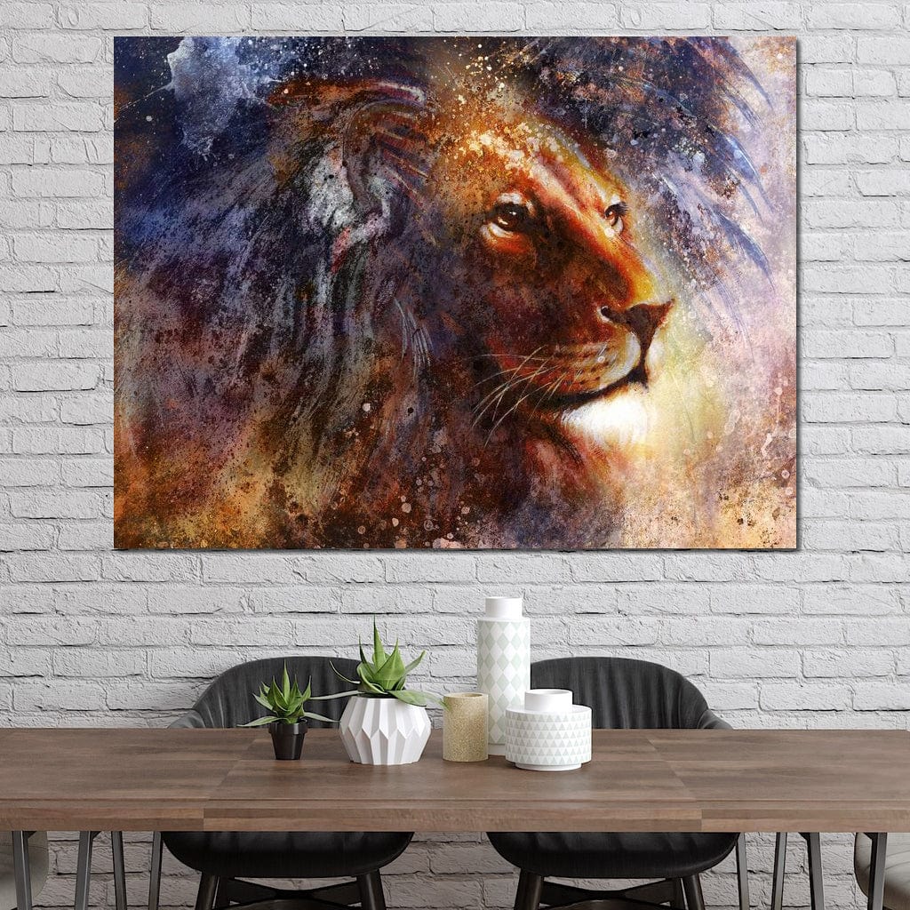 Glory Lion Canvas Wall Art