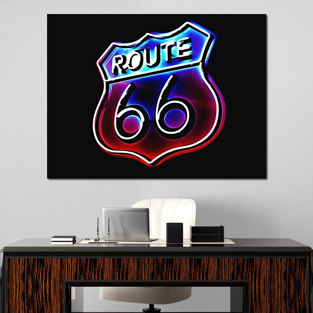 Route 66 Canvas Wall Art