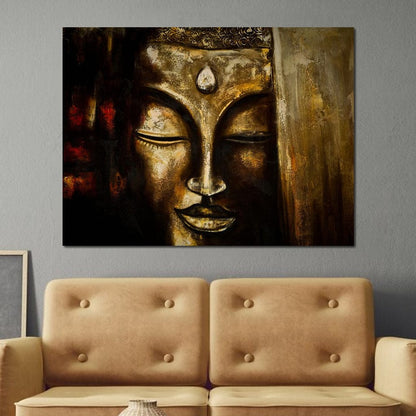 Buddha's Dream Canvas Wall Art