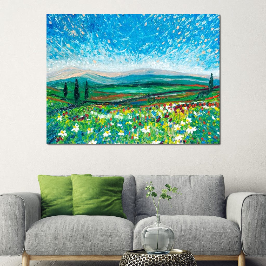 Hidden Gray Canvas Wall Art