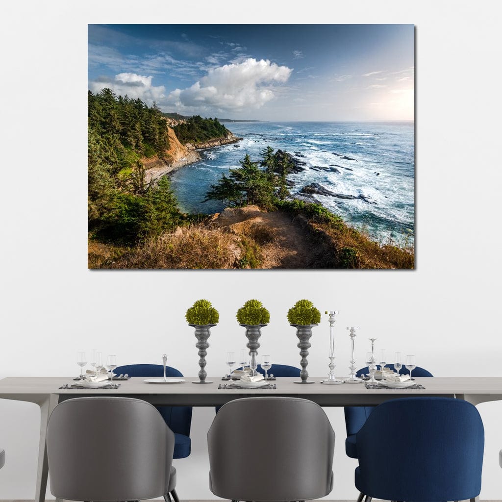 Blue Coast Canvas Wall Art