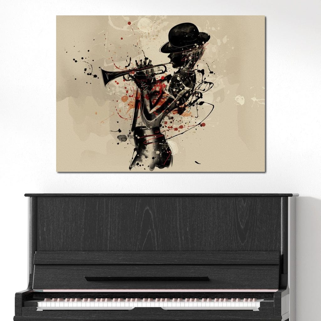 Trumpeter Canvas Wall Art