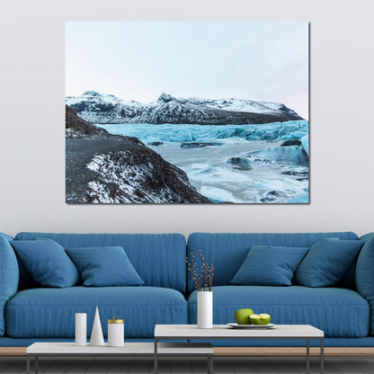 Svinafellsjokull Glacier Canvas Wall Art