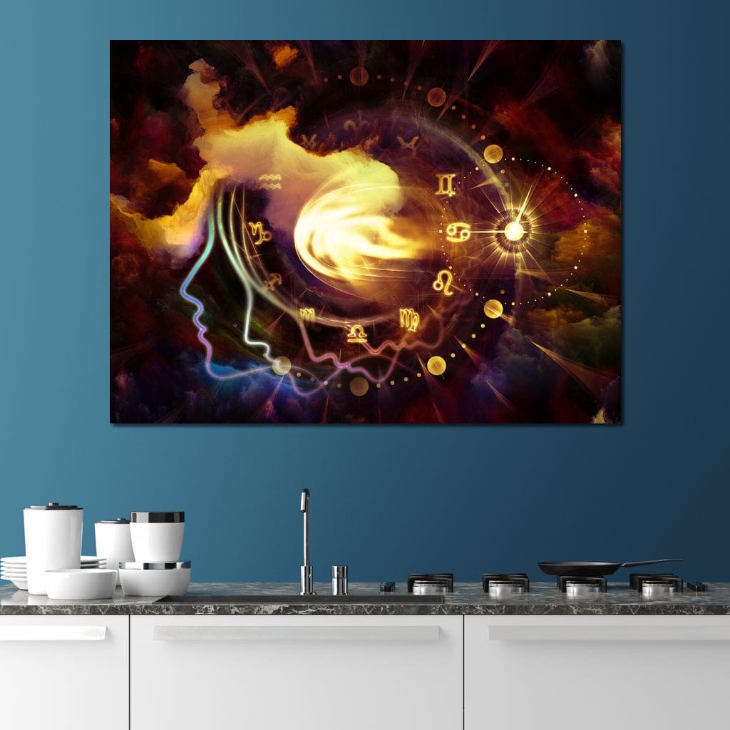 Astrology Profile Canvas Wall Art