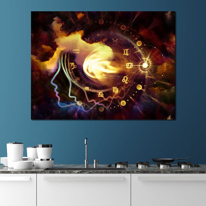 Astrology Profile Canvas Wall Art