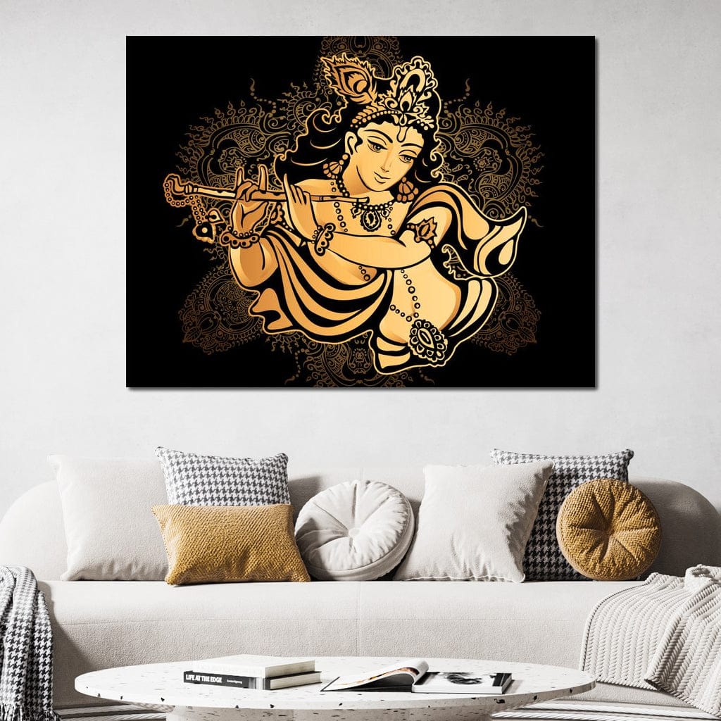 Hare Krishna Canvas Wall Art