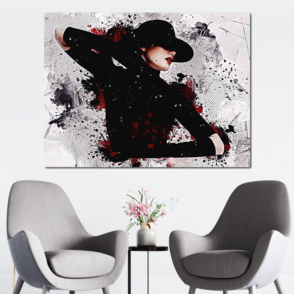 Feminine Elegance Canvas Wall Art