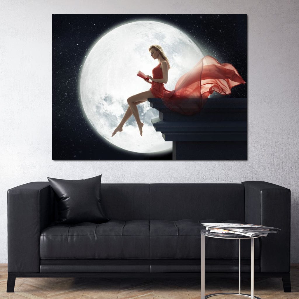 Moon Dreamer Canvas Wall Art