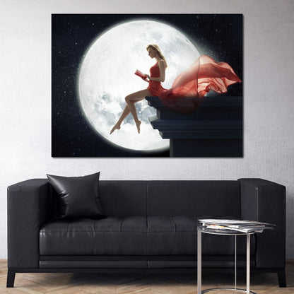 Moon Dreamer Canvas Wall Art