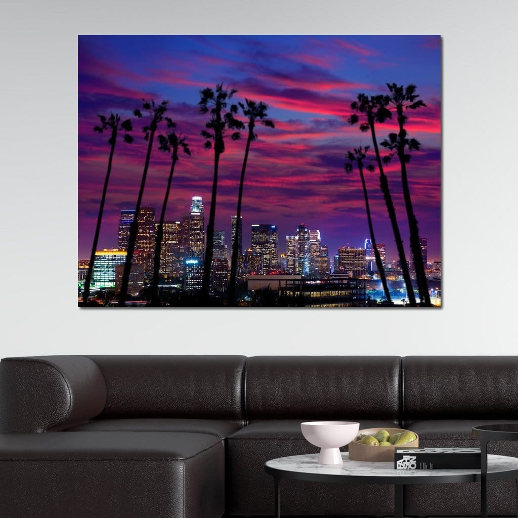 Downtown LA Canvas Wall Art