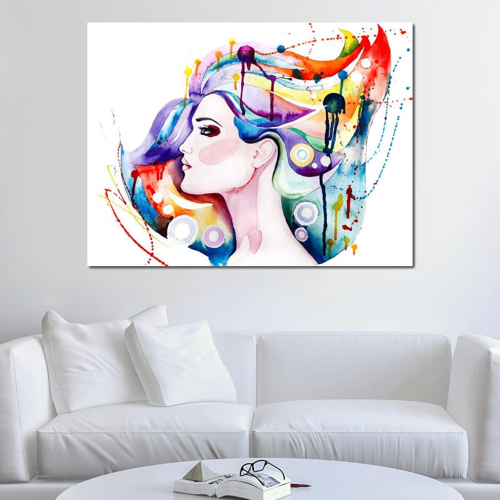 Rosie Portrait Canvas Wall Art