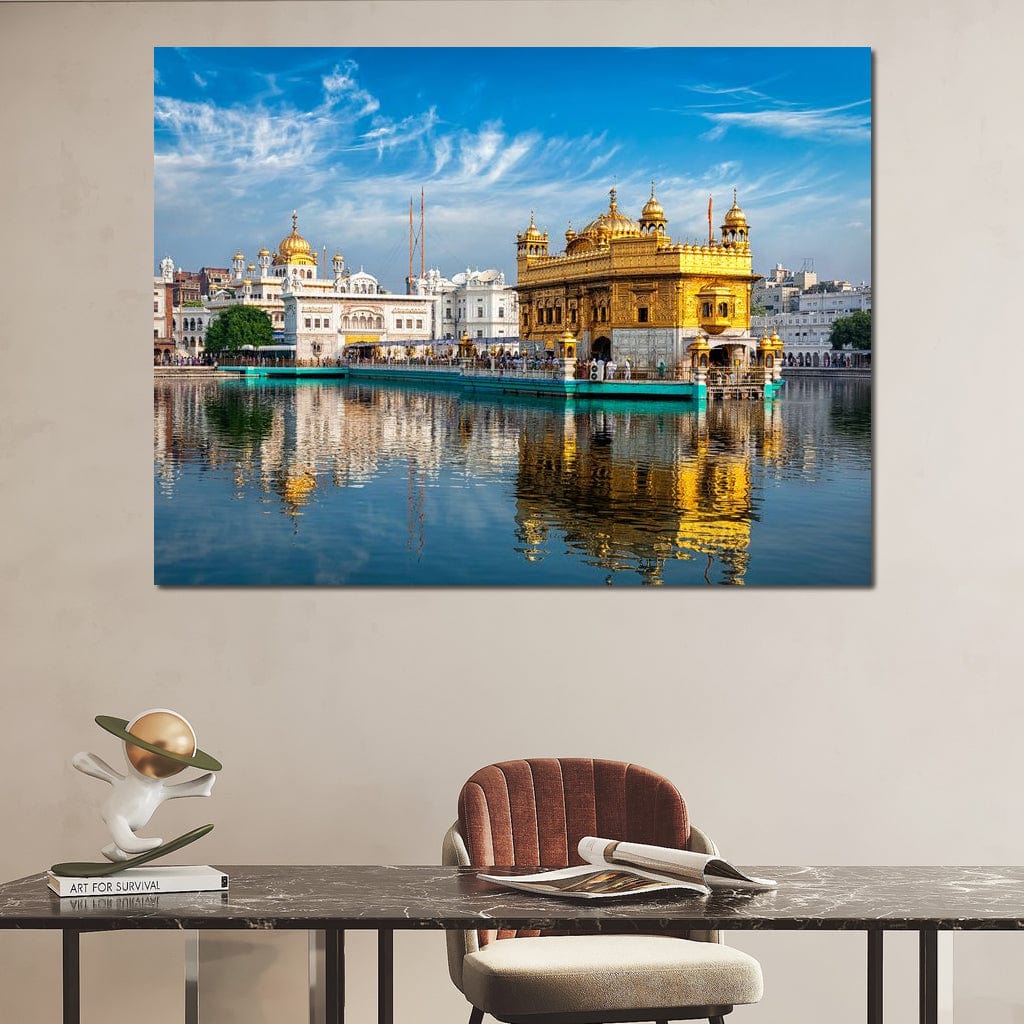 Golden Temple Amritsar Canvas Wall Art