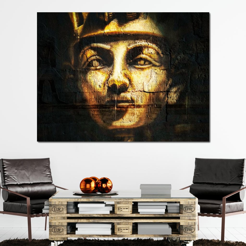 Pharaoh Tutankhamun Canvas Wall Art