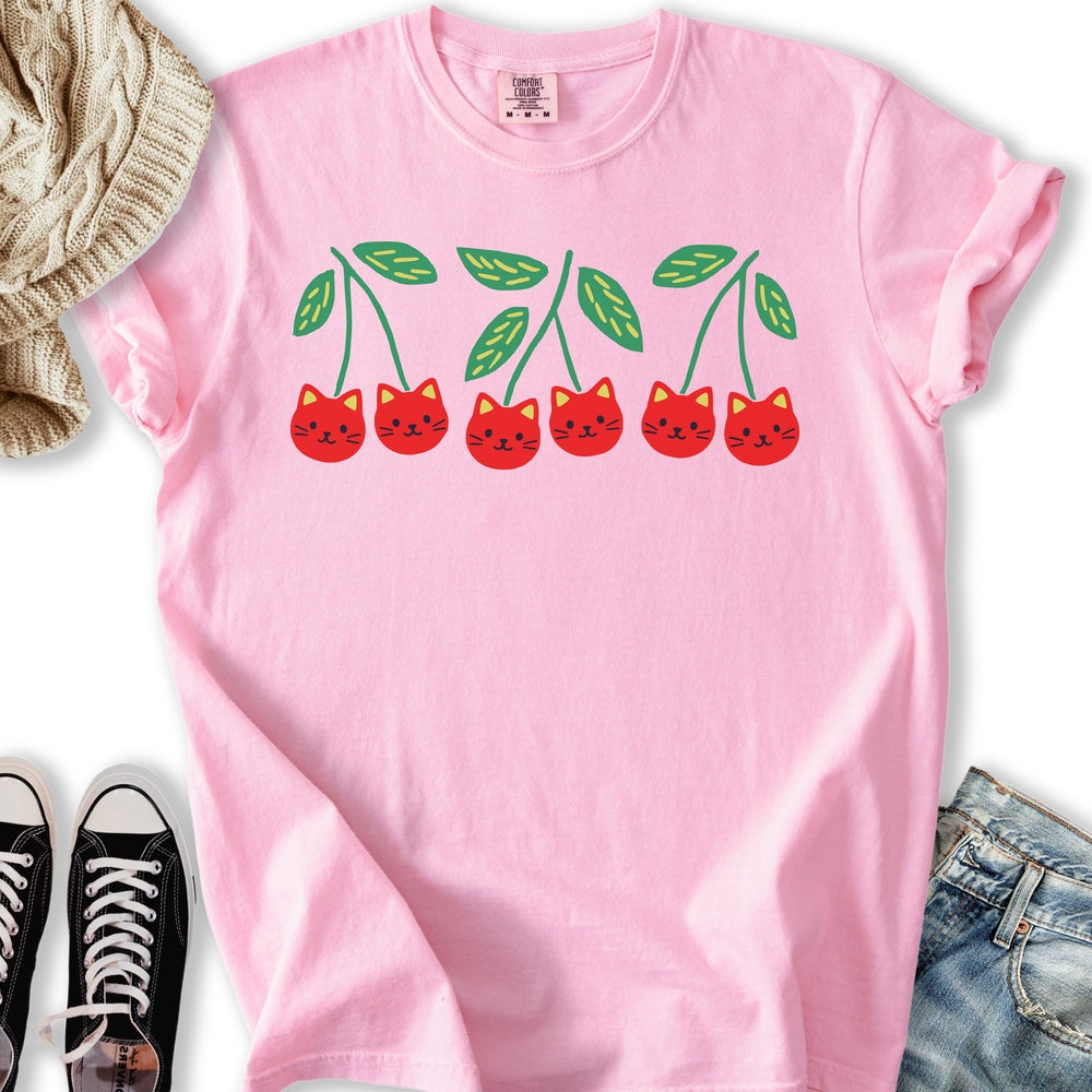Cherry Kittens Relaxed Tee