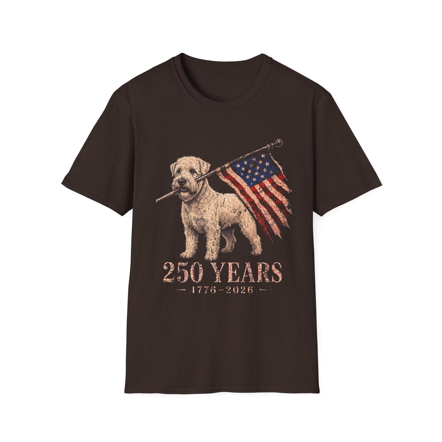 Wheaten Terrier USA 250 Years Tee