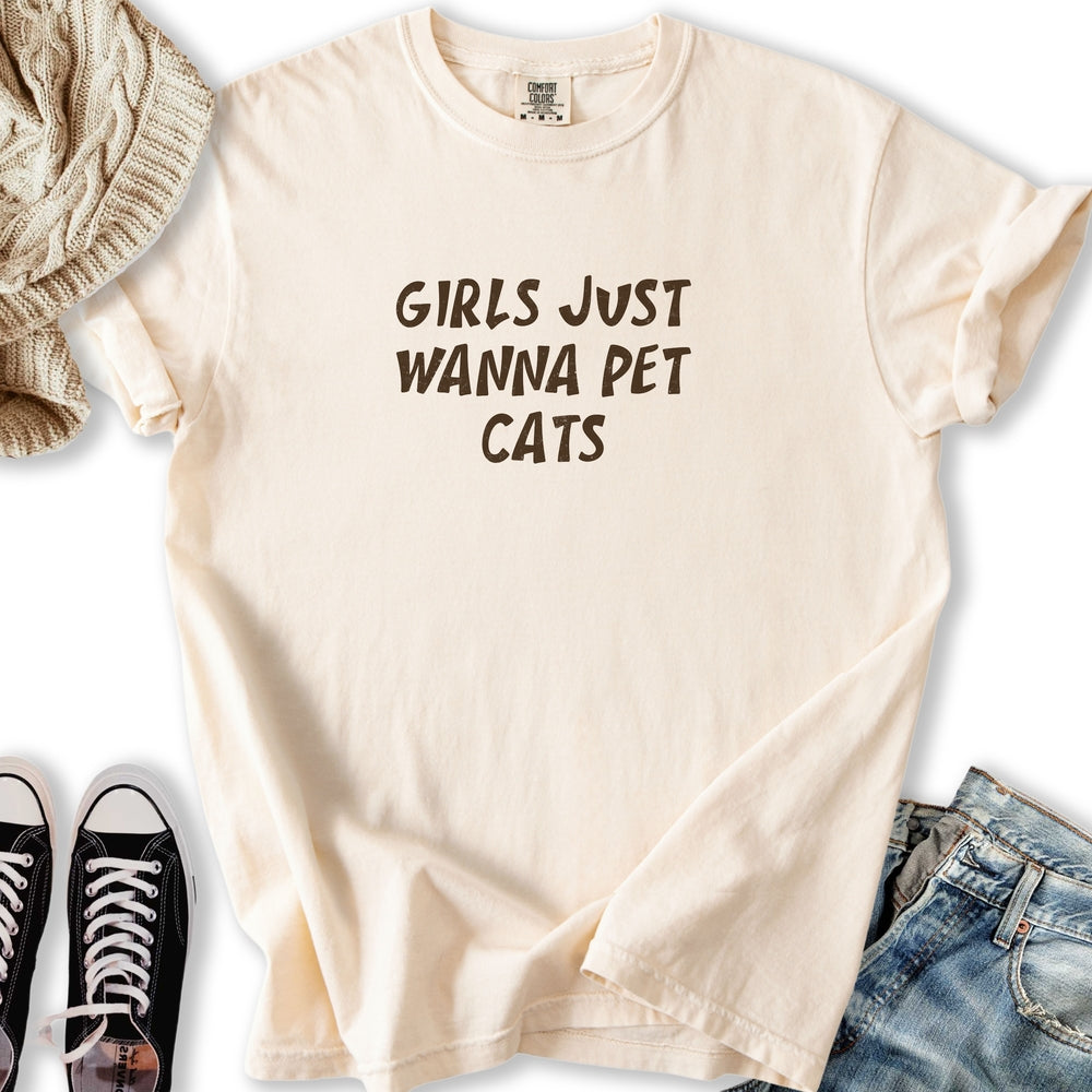 Wanna Pet Cats Relaxed Tee