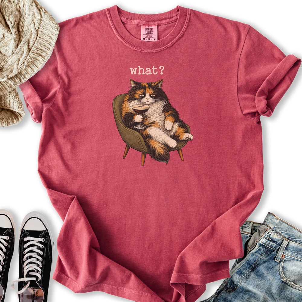 Grumpy Calico Cat Relaxed Tee