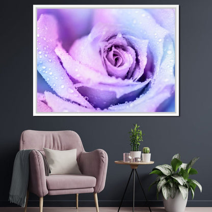 Winter Rose Canvas Wall Art