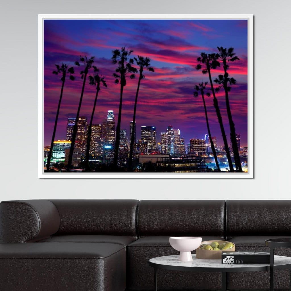 Downtown LA Canvas Wall Art