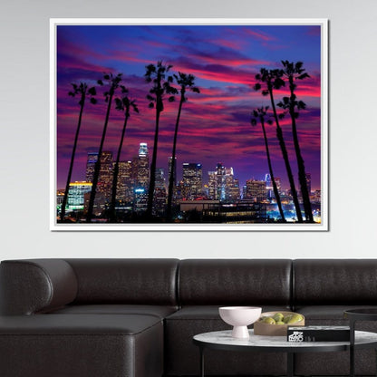 Downtown LA Canvas Wall Art
