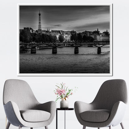 Paris in Black & White 7 Canvas Wall Art