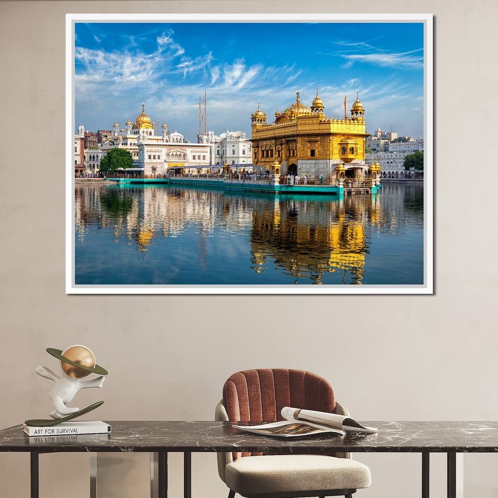 Golden Temple Amritsar Canvas Wall Art