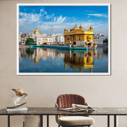 Golden Temple Amritsar Canvas Wall Art