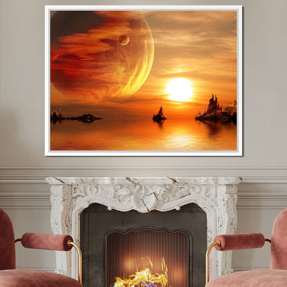 Otherworldly Scenery Canvas Wall Art