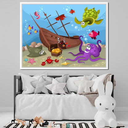 Sunken Treasure Canvas Wall Art