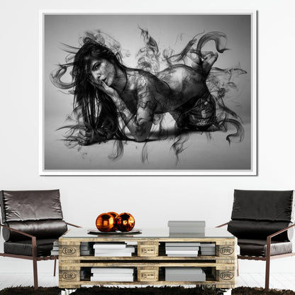 The Smoke Collection 09 Canvas Wall Art