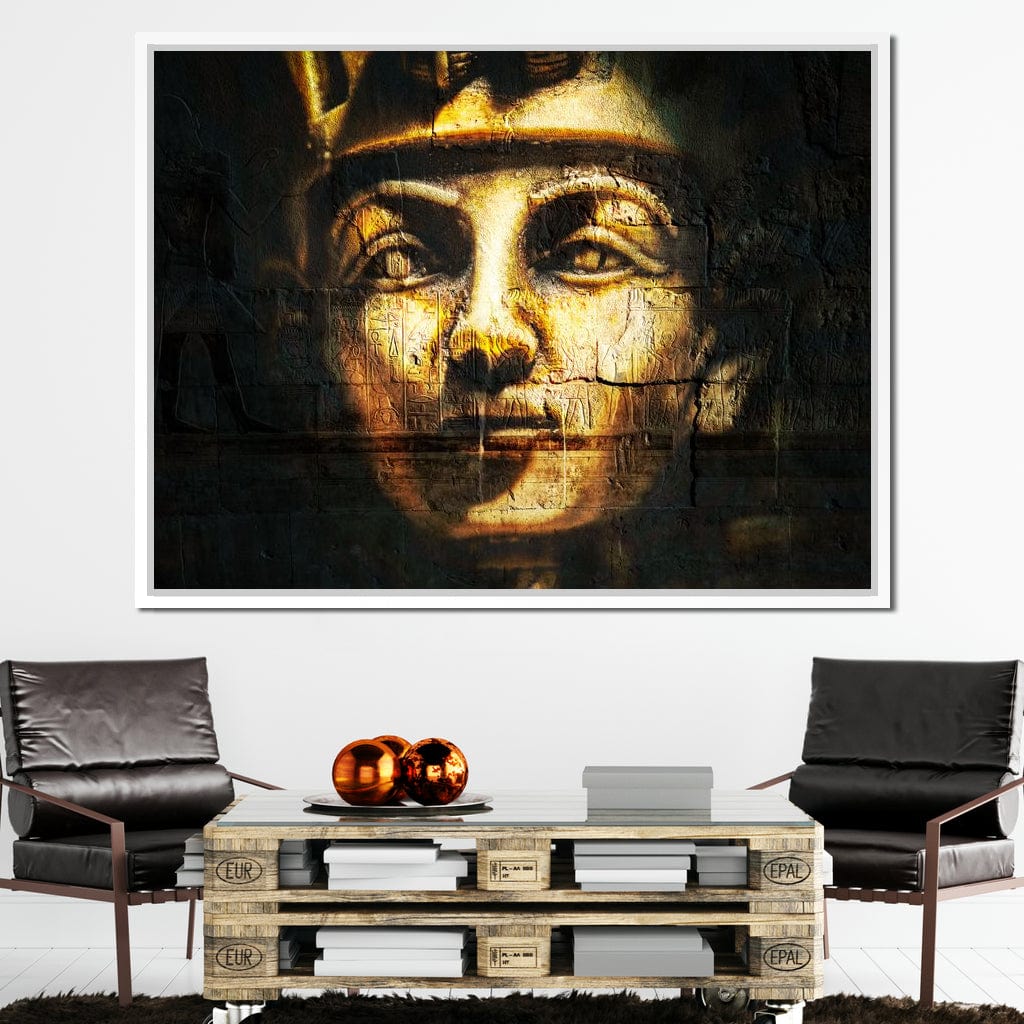 Pharaoh Tutankhamun Canvas Wall Art