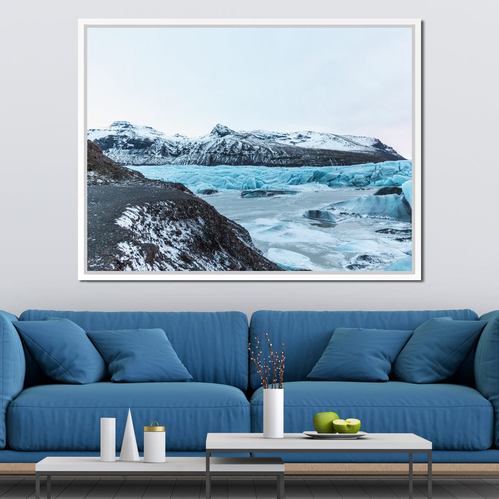 Svinafellsjokull Glacier Canvas Wall Art