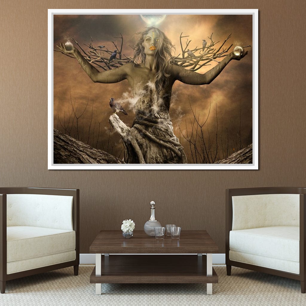 Tree Shaman Canvas Wall Art