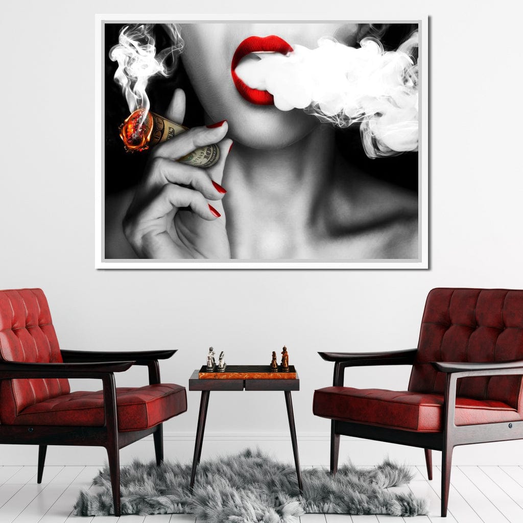 Hustle Never Sleeps Canvas Wall Art