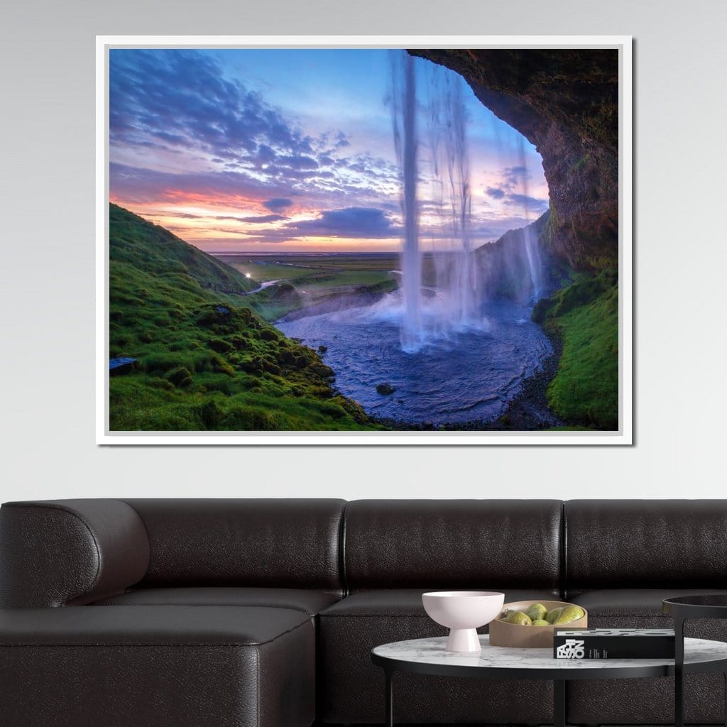 Seljalandsfoss Waterfall Canvas Wall Art