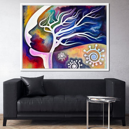 Mind Tree Canvas Wall Art