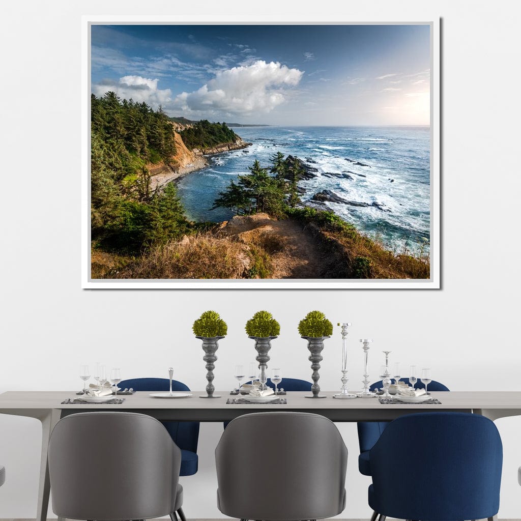Blue Coast Canvas Wall Art