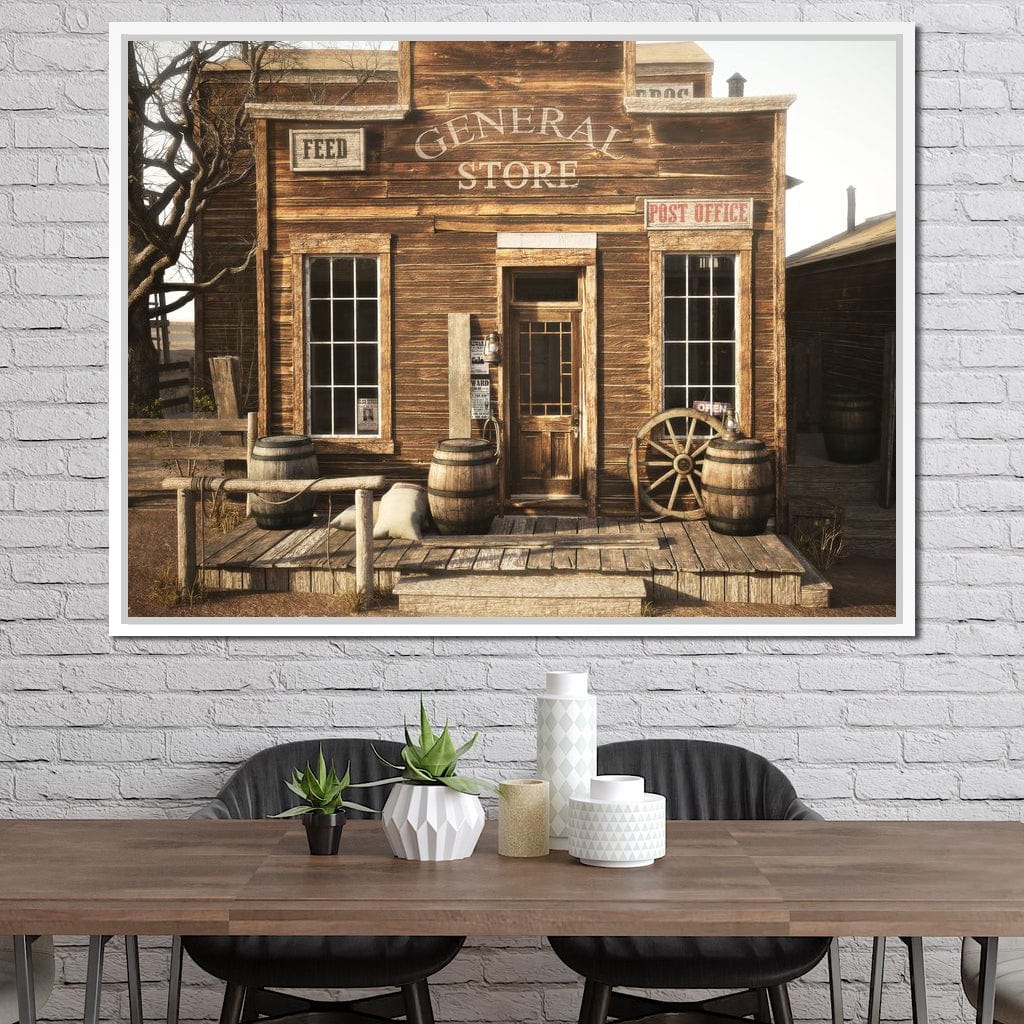 General Store Canvas Wall Art
