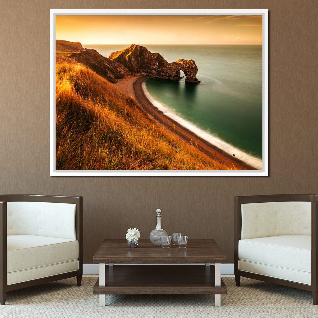 Sunset Beach Canvas Wall Art